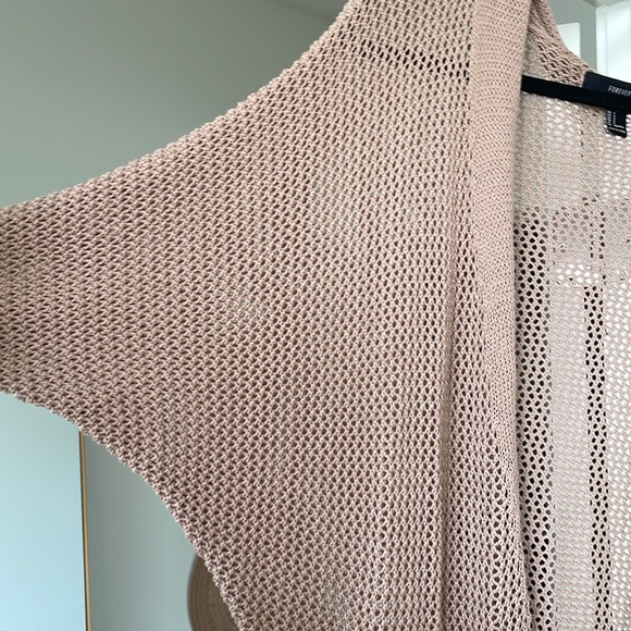 F21 Open Knit Cardigan - Picture 2 of 5